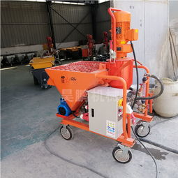 2019新型小型全自動石膏砂漿噴涂機 建筑行業的創新利器